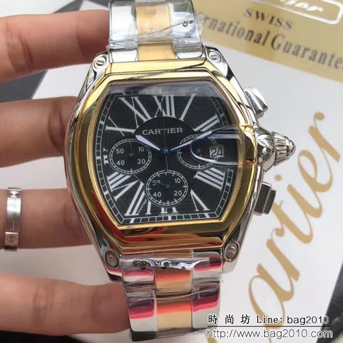 CARTIER卡地亞 車頭燈系列 男士腕表 WSS1335